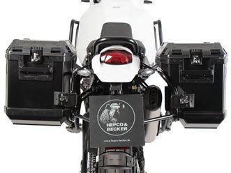 Stelaż Cutout + kufry boczne Xplorer Ducati DesertX 2022-2026 Hepco Becker | 6517638 00 01-01-40