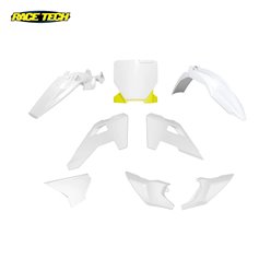 Komplet plastików Husqvarna TC 85 OEM biały/żółty Racetech | KITHSQ-OEM-885