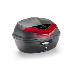 Kufer centralny 35L MONOLOCK K355N2 z czerwonymi odblaskami Kappa