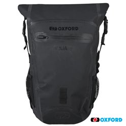 Plecak wodoodporny AQUA B-25 25L czarny/szary Oxford | OL456