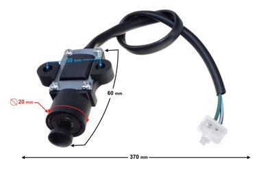 Czujnik podpory bocznej B-Max GY6 (125-150) 152QMI, 157QMJ Skuter