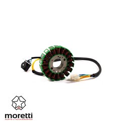 Stator, stojan, iskrownik alternatora Barton B-Max na wtrysk (18 cewek)GY6 (125-150) 152QMI, 157QMJ Skuter