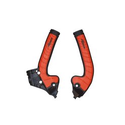 Osłony ramy BI-MATERIAL SUPER GRIP KTM SX 85 Pomarańczowy/Czarny RACETECH | PRTKTMNRAR5