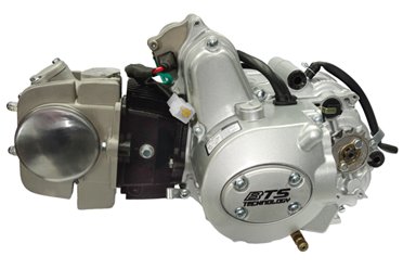 Silnik BTS poziomy 152FMI, 125cc 4T, 4-biegowy manual, srebrny