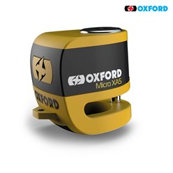 Blokada tarczy hamulcowej z alarmem Alpha XA5 PIN 5.5mm żółty fluo Oxford | LK213