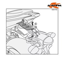 Adapter do zamontowania stelaża bocznego Kappa | 2140KITK