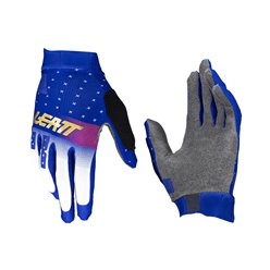 Rękawice rowerowe (dziecięce) MTB 1.0 GripR niebieski/biały Ultrablue, rozmiar S Leatt | 6024150520