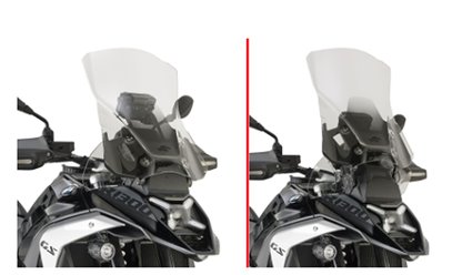 Szyba BMW R 1300GS (51 x 44,5cm) (do modeli z radarem) Kappa | KD5143ST