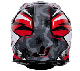 Kask JUST1 J39 REVO red white black XL