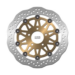 NG Tarcza hamulcowa przód Suzuki RG 125/250 F/Gamma/GSF 1200 Bandit/GSX 750/GV 1200 Madura/VZ 800 Marauder (300x64x5mm) (5x10,25mm) WAVE PŁYWAJĄCA | NG1159X/GLD