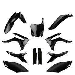 Komplet plastików Honda CRF 250R, CRF 450R czarny Polisport | 91531