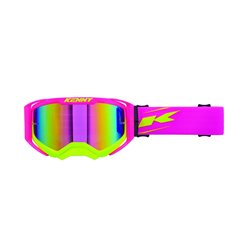 Kenny Racing Gogle Performance EVO 2 Neon Pink Lustro różowy/żółty fluo | 261-0702011-12