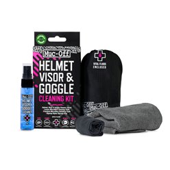 Zestaw do czyszczenia wizjerów i szybek kasków, gogli i motocykla - Helmet, Visor & Goggle Cleaning Kit