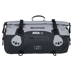 Torba AQUA T-70 Rollbag wodoodporna 70L czarny/szary Oxford | OL483