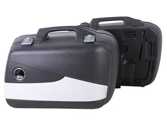 Kufry boczne Junior Flash Enduro srebrne 30 / 40L Hepco Becker | 610238 00 09