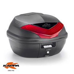 Kufer centralny 35L MONOLOCK K355N2 z czerwonymi odblaskami Kappa