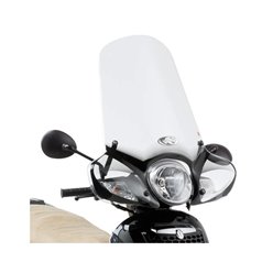Szyba akcesoryjna Aprilia Scarabeo 125/200 53x70cm przeźroczysta Kappa | 154AK