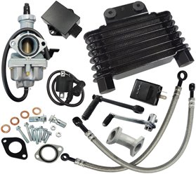 Silnik Moretti poziomy 1P60YMJ, 150cc 4T, 4-biegowy manual, zestaw z chłodnicą