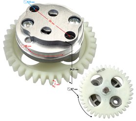 Pompa oleju Cross 250cc Barton NXT 250 2021 -Kayo, Apollo, Diabolini, Xmotos