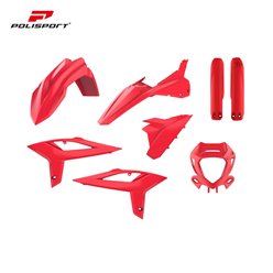 Komplet plastików Beta RR 2T/4T czerwony Polisport | 91117
