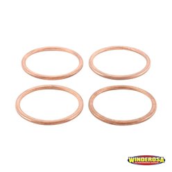 Uszczelka kolektora wydechowego Kawasaki KLZ1000 Versys, Z1000, Z900, Z900RS, ZX1000 Ninja, ZX10R, ZX7, ZX7R, ZX7RR, ZX9R (KPL-4SZT) Winderosa | 823128
