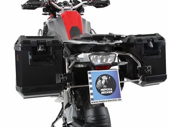 Stelaż kufrów bocznych + kufry boczne XplorerCutout-Träger + Xplorer Koffer BMW R 1200 GS Adventure 2014-2018 Hepco Becker | 651671 00 22-01-40