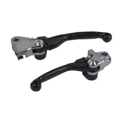 Zestaw dźwignia sprzęgła i hamulca KTM SX 125/150, EXC 125/200, Husqvarna TC/FC Czarny Polisport | 8487200038