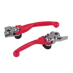 Zestaw dźwignia sprzęgła i hamulca Honda CRF 250/450 OEM Czerwony Polisport | 8487200008