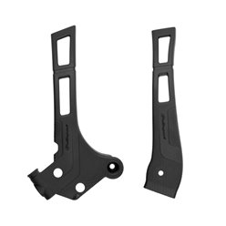 Osłony ramy Yamaha YZ 125/250, Fantic XE/XX 125 Czarny Polisport | 8466700001