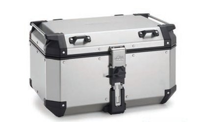 Kufer centralny 58L MONOKEY KVG580A Voyager aluminiowy srebrny Kappa