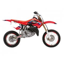 Komplet naklejek Honda CR 85 DREAM 5 Czerwony czarny Blackbird | E2119AB