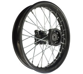 Felga tylna do 14x1,85 ( rozstaw 90 mm) Dirt bike oś 12mm
