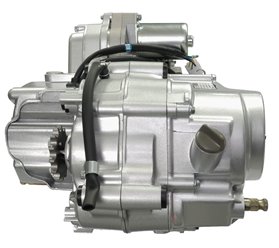 Silnik BTS poziomy 152FMI, 125cc 4T, 4-biegowy manual, srebrny