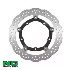 Tarcza hamulcowa przód Yamaha MT-07, Tenere 700, Tracer 700, XSR 700 (282x133x4,5mm) (5x8,25mm) Wave Pływająca (Środek aluminiowy) | NG1711XG