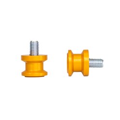 Rolki (slidery) wkręcane do wahacza M10X1,25 złoty Biketec | ROL8