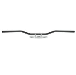 Kierownica stalowa 25,4MM Roadstar Medium czarna z przetłoczeniami na kable TRW | MCL135SKK