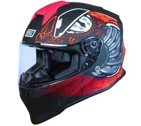 Kask ORIGINE DINAMO KIDS FIGHTER matt fluo red black YM