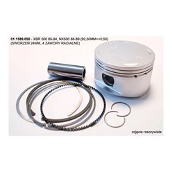 Tłok Honda XBR 500, NX 500 92,50mm (+0,50mm) Sworzeń 24mm, 4 zawory radialne ProX | 01.1589.050