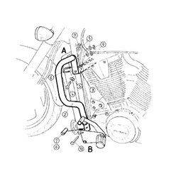 Gmole silnika Honda VTX 1800 2001 - 2006 Hepco Becker | 501123 00 02