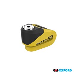 Blokada tarczy hamulcowej z alarmem Quartz XA10 trzpień 10mm żółty/czarny Oxford | LK216