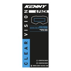 Folia uniwersalna ochronna do gogli Vision Universel (50MM X150MM) (Pack 4) Kenny Racing | 251-0702016