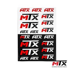 Naklejki logo (arkusz) MTX PARTS | MTXLOGOSTICKER