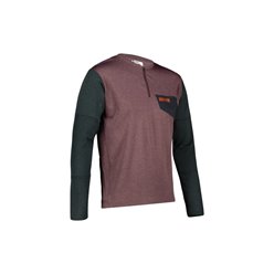 Koszulka rowerowa MTB Trail 4.0 Jersey Malbec (L) LEATT | 5022080493