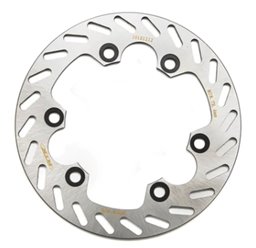 Tarcza hamulcowa tył Honda CR 125/250/500 (220X122X4,5mm) (6X10,5mm) MTX Parts | MDS01020