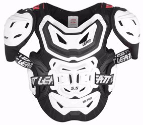Osłona klatki piersiowej (buzer) Chest Protector 5.5 PRO HD White, rozmiar uniwersalny Leatt | 5014101102