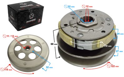 Sprzęgło Yamaha BWS