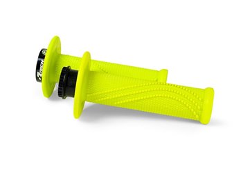 Manetki R20 Lock-On 22+25mm neon żółty + 8 adapterów rolgażu RACETECH | MPRGF000020