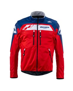 Kenny Racing Kurtka Adventure/Enduro Softshell Red Czerwony/Niebieski / Biały XXL | 231-3704010-5820