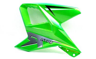 Obudowa baku lewa zielona Barton Hyper 125 154FMI Motocykl 125