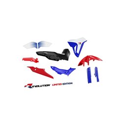 Komplet plastików z siedzeniem Revolution Honda XL 750 TRANSALP Biały/czarny / czerwony Racetech | KITALP-HRC-024